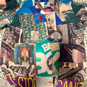 Desigual Multicolor Graphic Casual Button Down Shirt